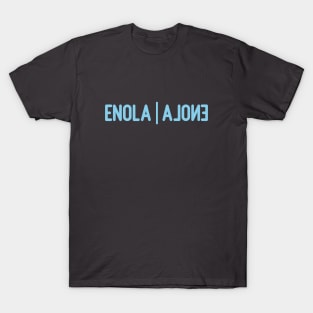 Enola Alone, blue T-Shirt